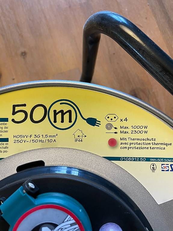 Cavi: Kabelrolle Metall - Steffen, 50m 3x1.5 – Usato da Kleindöttingen venduto da Michi509 3