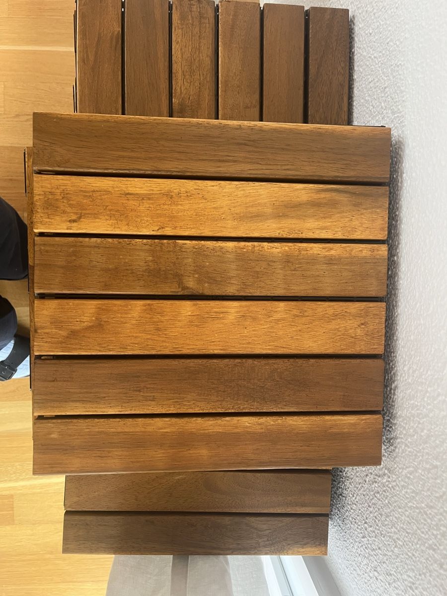 Bodenbeläge: Klickfliese Terrasse Akazie – Neu (gemäss Beschreibung) aus Zumikon von kaenina 2