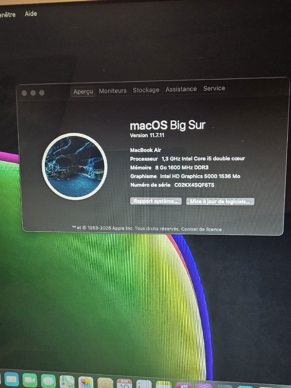 Apple Notebook: MacBook Air i5 | 8Go RAM | SSD 121Go – Usato da Renens VD venduto da MTD2211 7