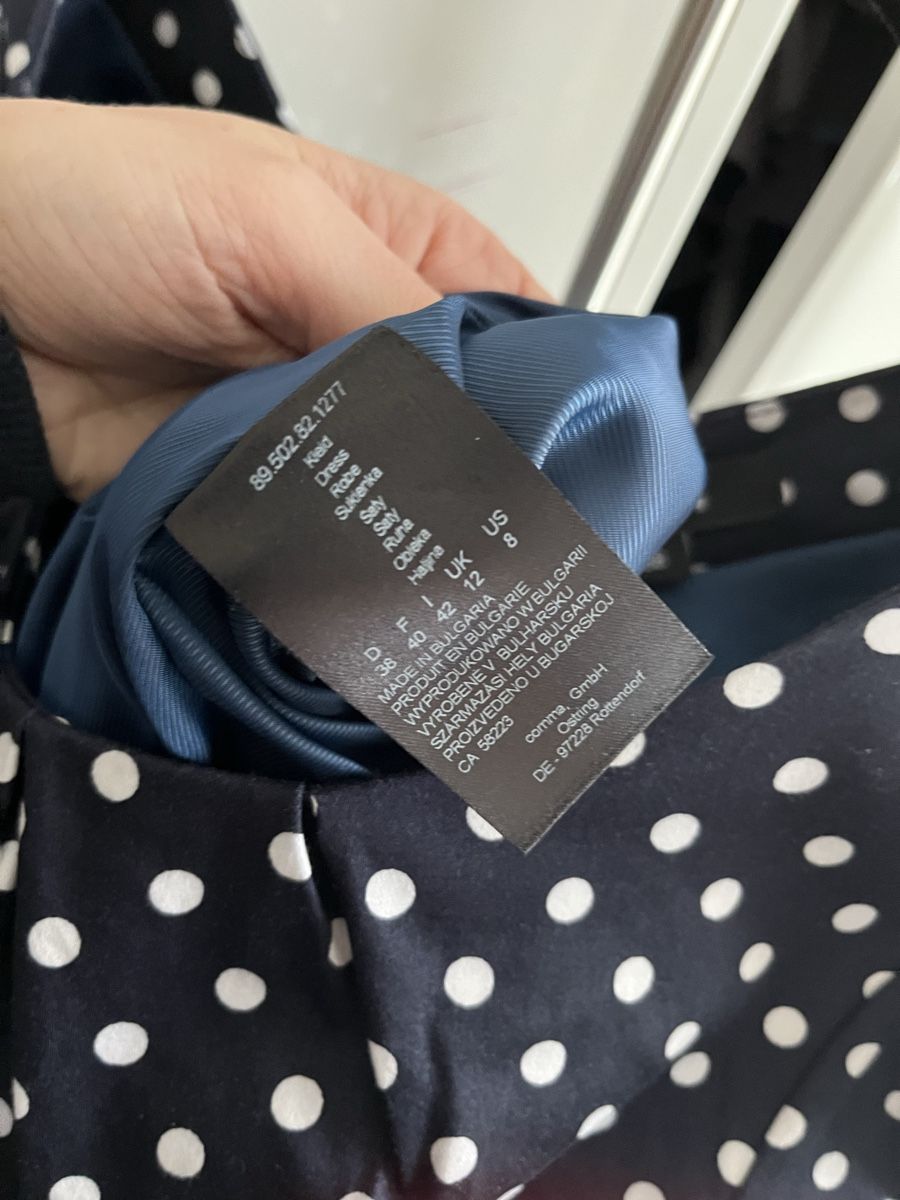 Comma Kleider: Comma Navy Blue Dress EU 38, NEW – Neu (gemäss Beschreibung) aus Windisch von bymarikaa 5