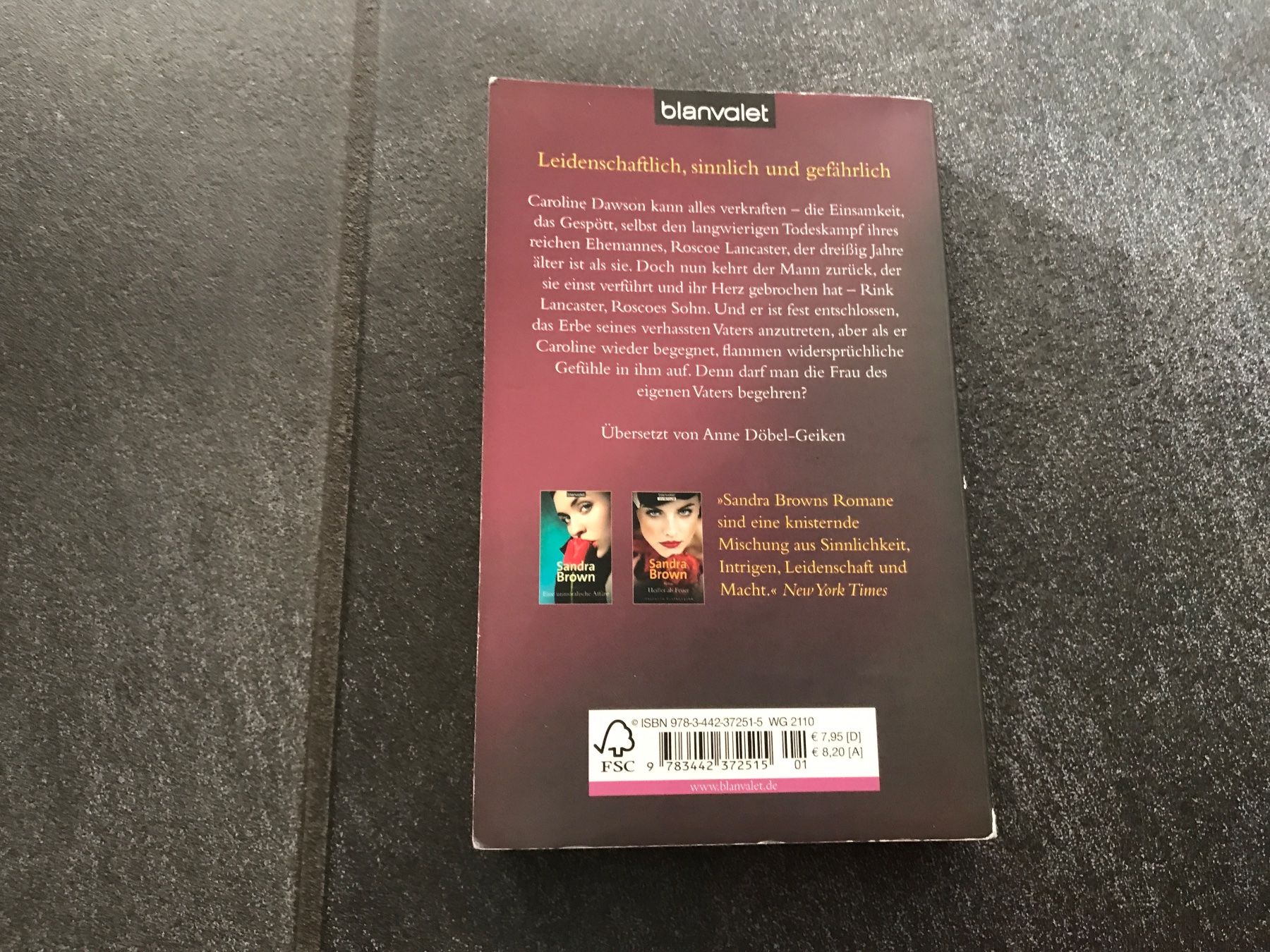 Libri: Sandra Brown - Eine sündige Nacht – Usato da Zuzwil BE venduto da feluna3 1