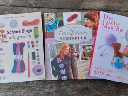 3 STK HÜBSCHE STRICKBÜCHER