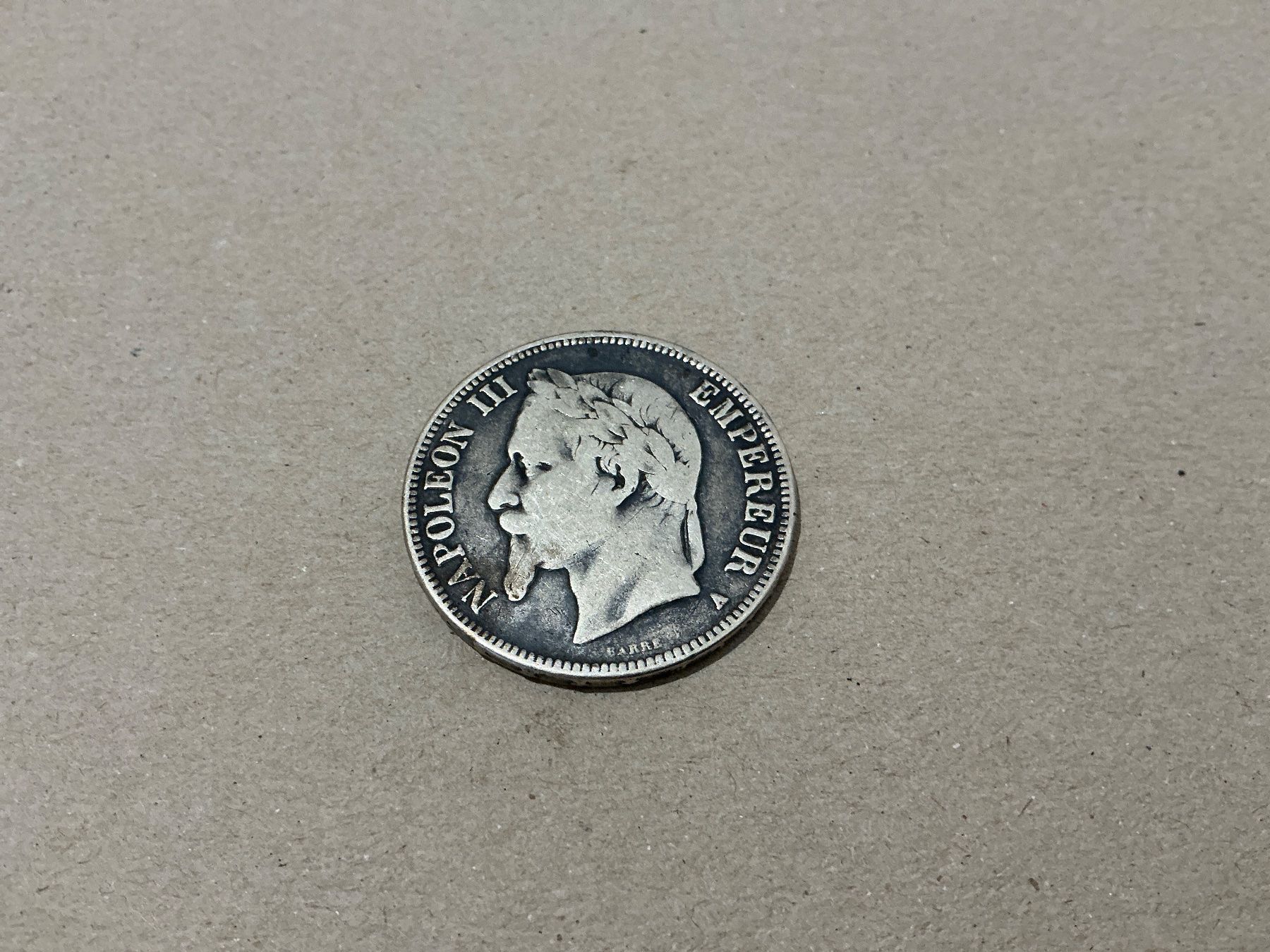 Tutti le monete: 5 Francs Frankreich 1869 Silber – Usato da Oberurnen venduto da Numi2000 1