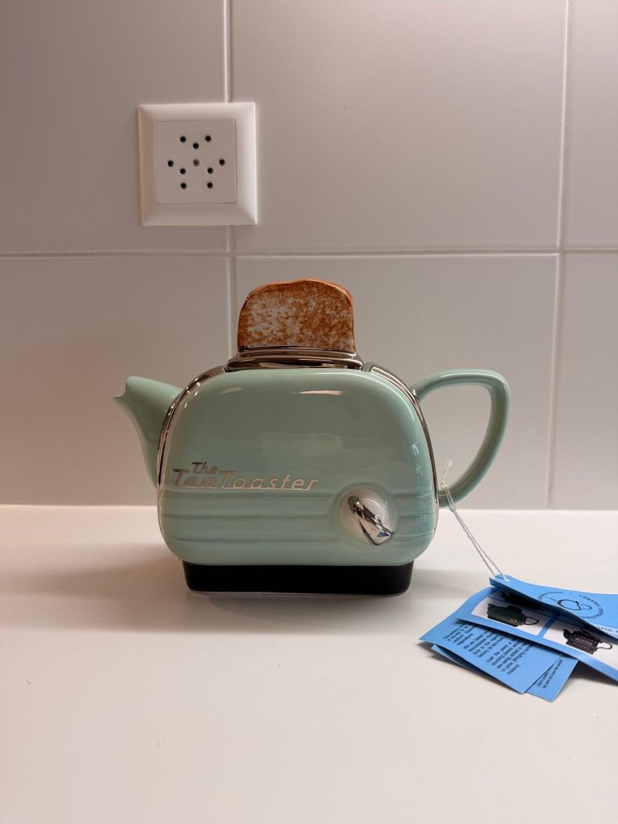 Teekannen: Théière The Tea Toaster vert menthe neuve – Neu und originalverpackt aus Genève von BBM 4