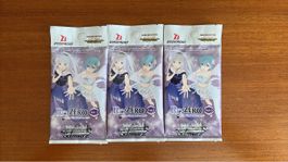 3x Weiss Schwarz Re:ZERO Vol.3 Booster Packs