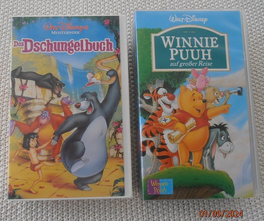Alle VHS: 2)2 VHS "WALT DISNEY DSCHUNGELBUCH & WINNIE PUUH" – Neu (gemäss Beschreibung) aus Gossau SG von Roco1