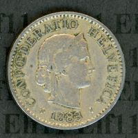 CHF___0.05 1883 -vz 5 Rappen