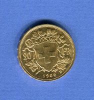 (105) 20 Fr. 1906 Vreneli Top Stgl Gold