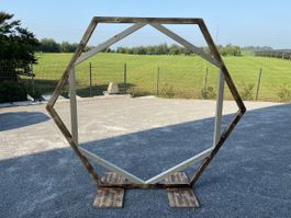 Rustikaler Holzbogen Traubogen Hochzeit Deko Vintage shabby