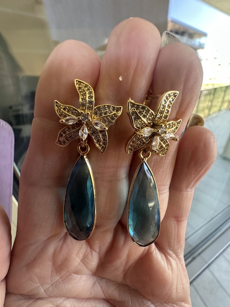 Orecchini pendenti & Orecchini a lobo: London Blauer Topas Ohrringe – Nuovo e nell'imballaggio originale da Kriens venduto da Hortensie6 2