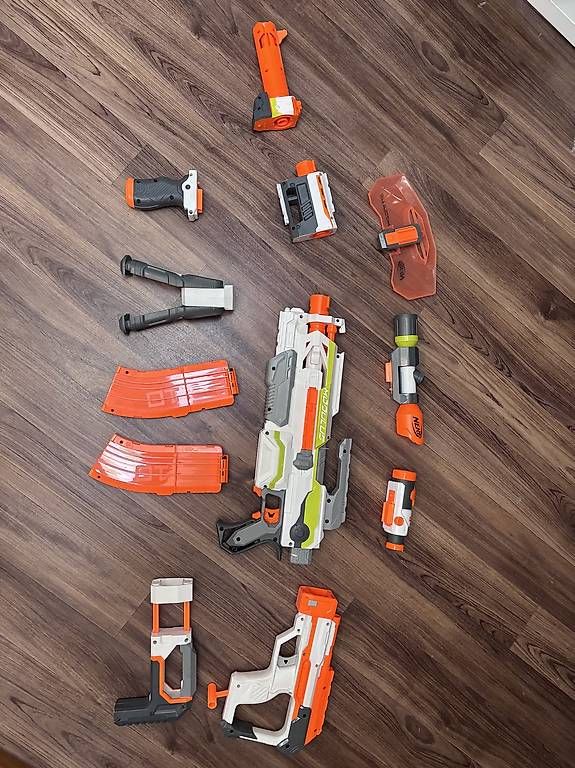 Nerf Giocattoli: Nerf Modulus + Long Range Kit – Usato da Planken venduto da Foxman