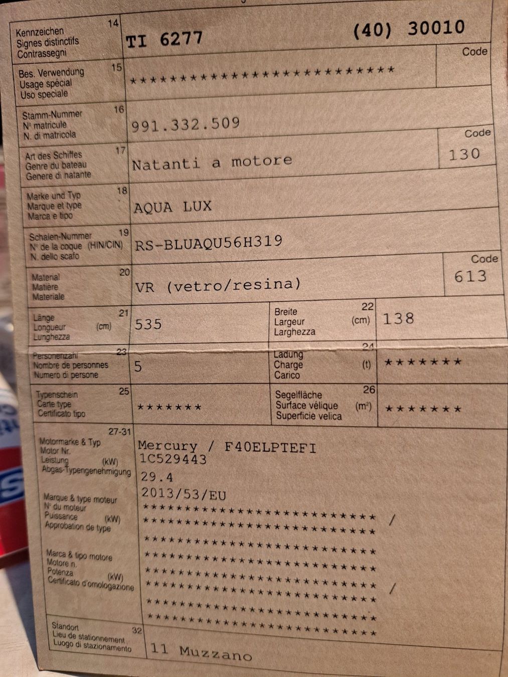 Barche: Aqua Lux 5.35  NEU  ab Service und Mfk – Usato da Buochs venduto da ed.ko 8