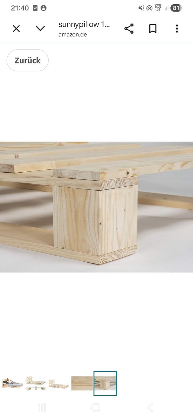 Betten: Europaletten-Bett – Gebraucht aus Winterthur von Len_xkt2 2