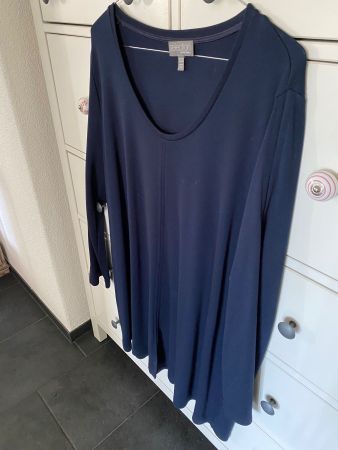 Damen Longshirt Selection by Ulla Popken blau Gr. 50/52