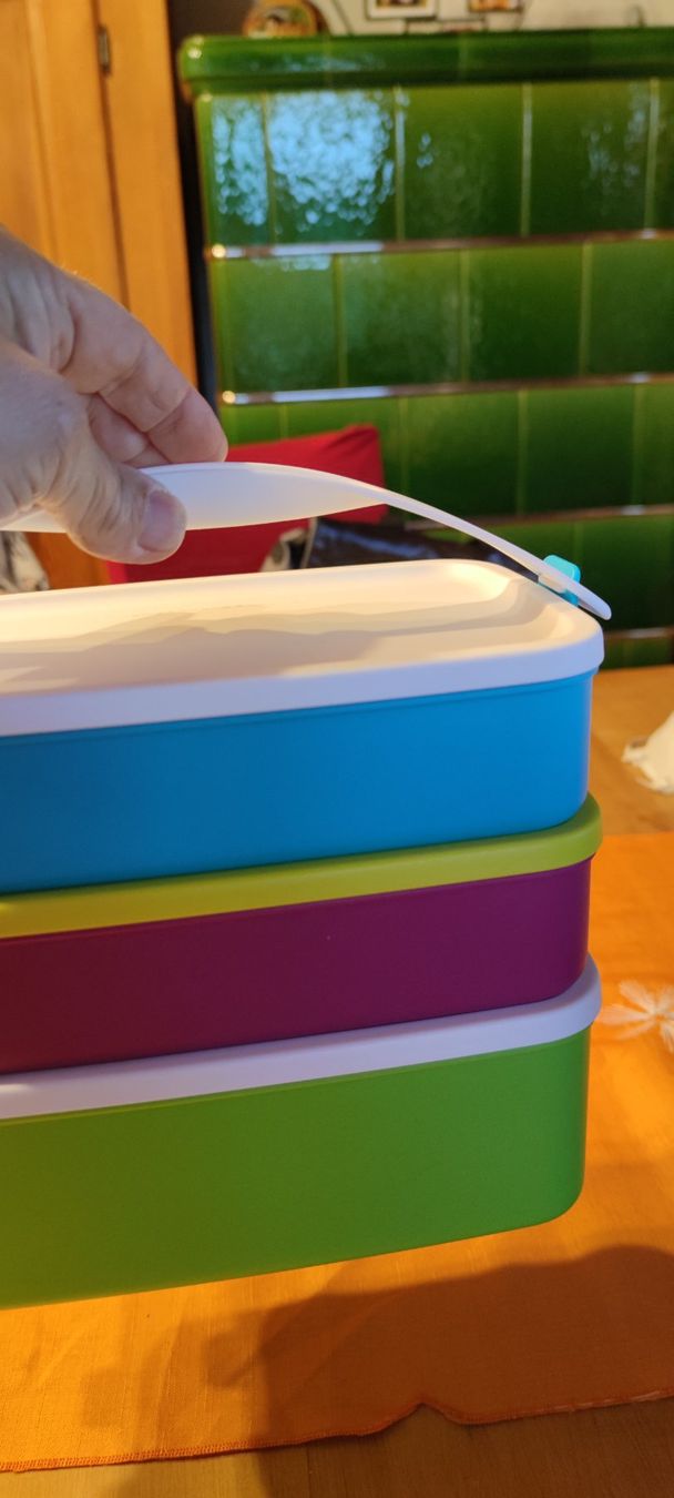 Tupperware Behälter & Ähnliches: Tupper Lunch Box Set (3) – Neu und originalverpackt aus Schweizersholz von  4