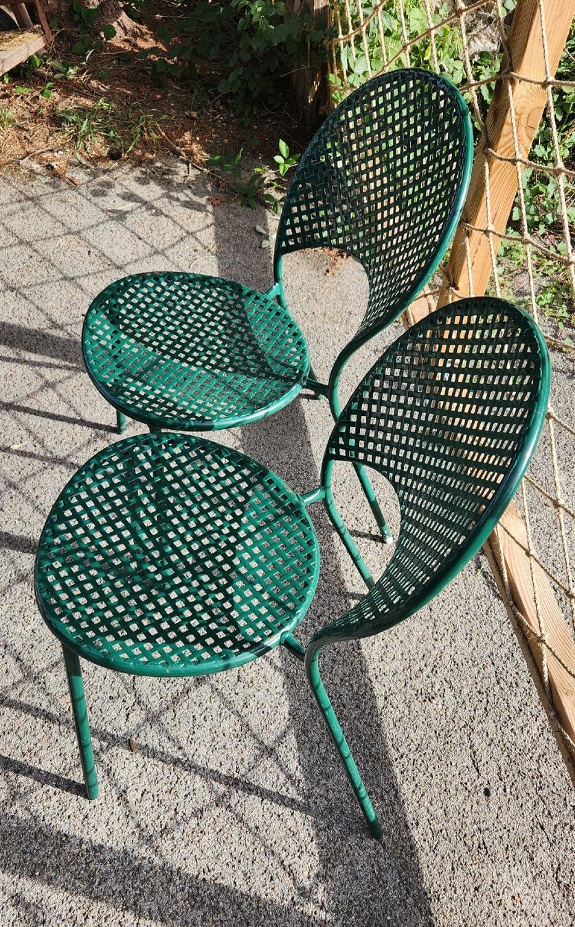 Sedie: Stühle Metal Grün – Usato da Bonfol venduto da mai_p9rx 1