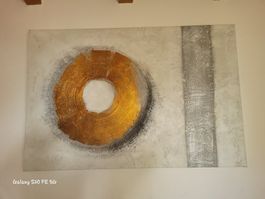 Abstraktes Leinwandbild