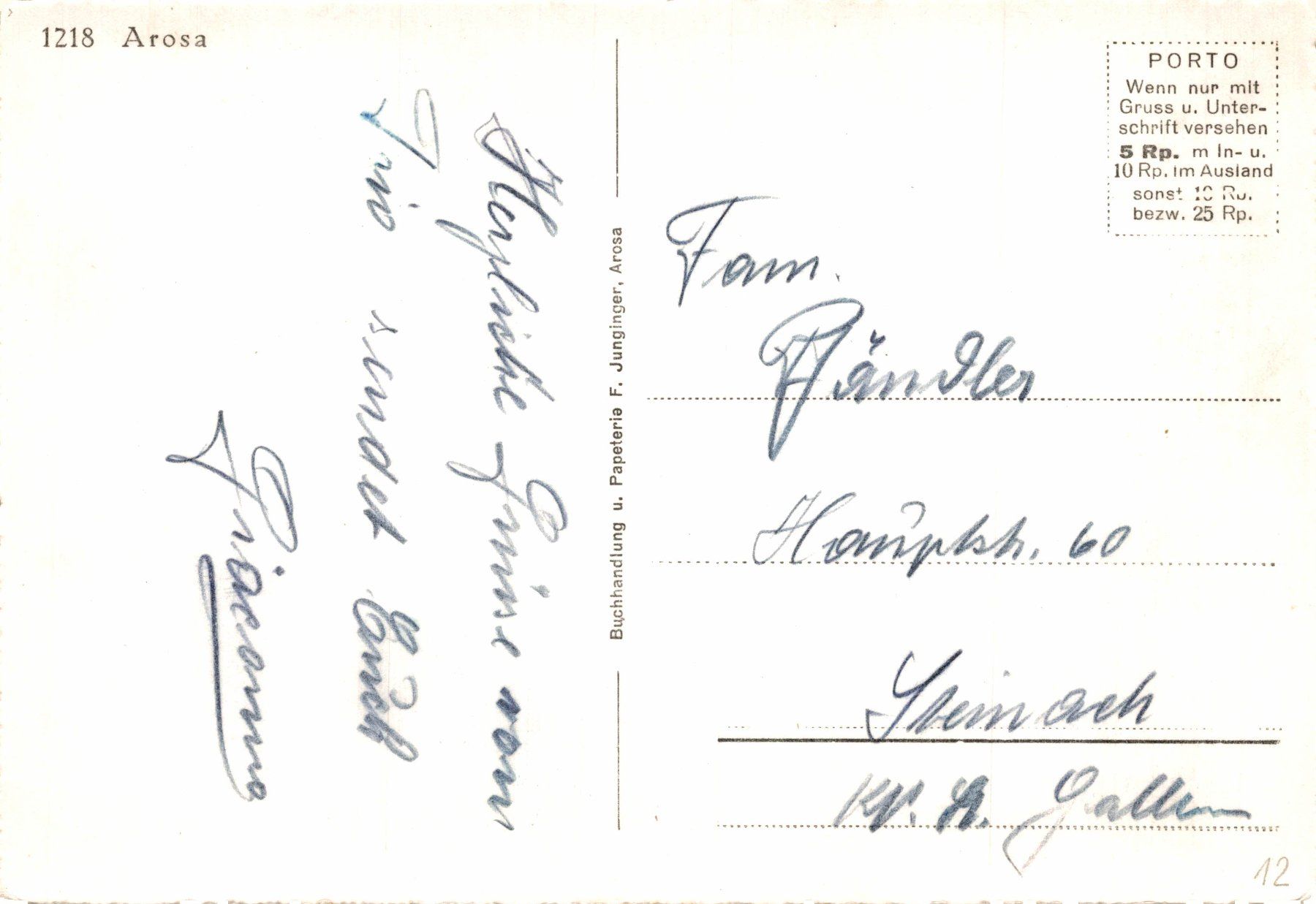 Cartoline postali: Arosa im Winter. Postauto – Usato da Bronschhofen venduto da Astore 1