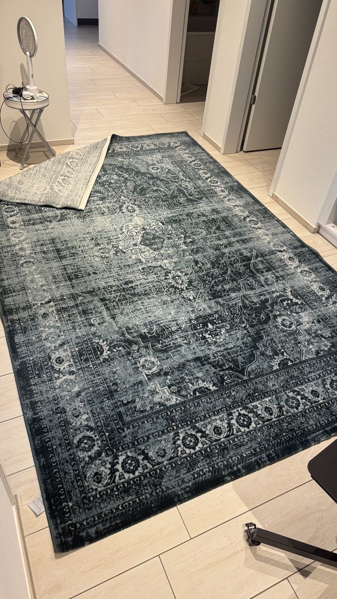Tappeti: Blauer Vintage Teppich ca. 190x300cm – Usato da Reinach BL venduto da Bel_Moe