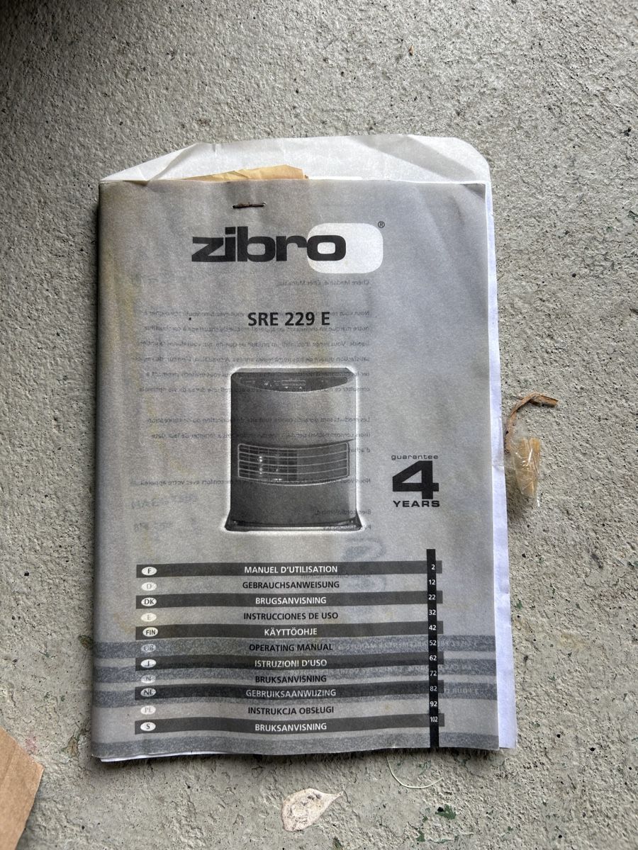 Zibro Radiatori: Zibro Heizofen SRE 229 E – Usato da Ziefen venduto da Surfdude02 2
