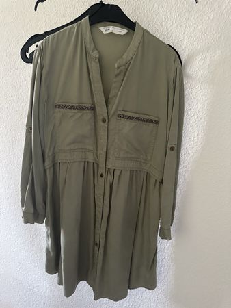 Zara green dress, size XS, like new - Summer bargain!