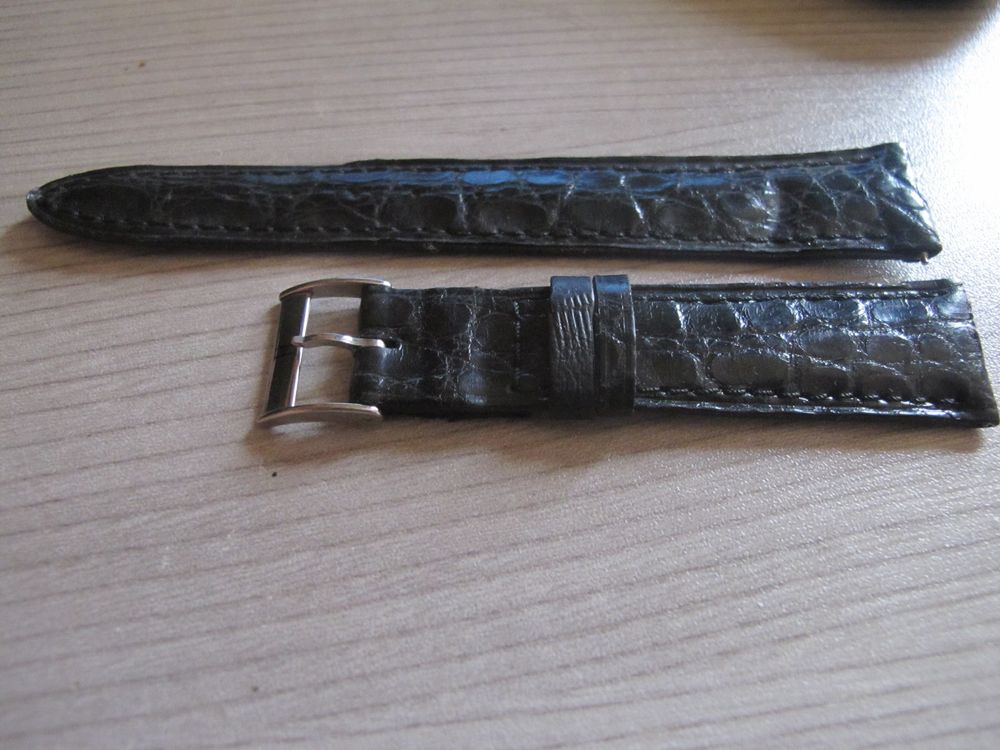22 MM AUSFALT LEDER BANDVERSCHLUSS 24 MM RIEMENSCHNALLE PASST PANERAI