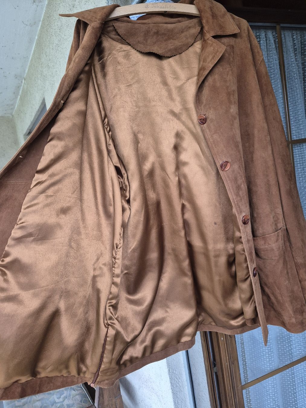Manteaux: Wildlederjacke braun, echtes Leder Gr. 47 – Neuf (Voir description) à Schmitten FR par Sam2525 5