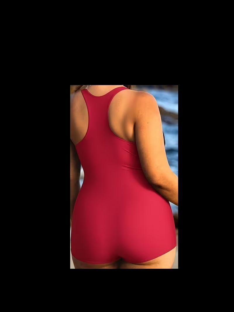 Costumi da bagno & Bikini: Badeanzug rot mit Muster Grösse 1 XL Gr.46/48 – Nuovo (secondo la descrizione) da Sumiswald venduto da Sumo68 1