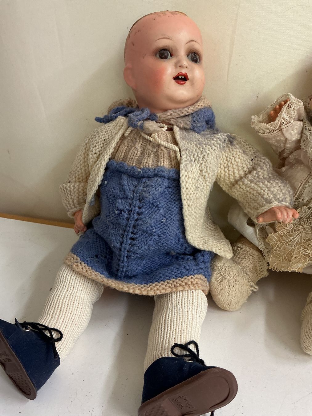 Bambole: 3 antike Puppen diverse Marken – Usato da Bern venduto da vielerart 1
