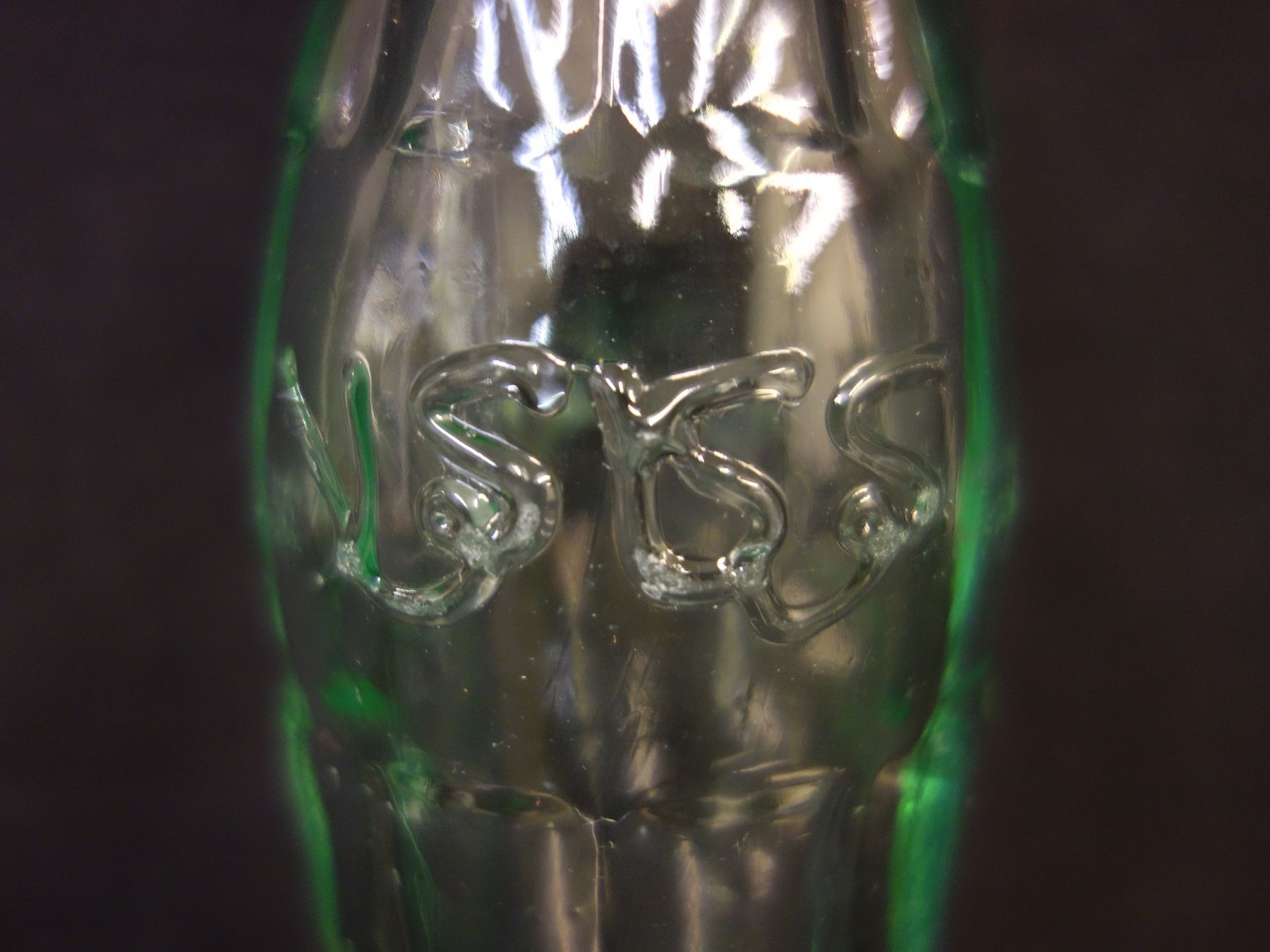 Coca-Cola Flaschen: 1 kleine alte Flasche COCA-COLA ARABISCH – Gebraucht aus Kerzers von Flaschenposten 7