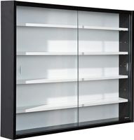 Hängevitrine Wandvitrine Schaukasten mit Glasschiebetüren