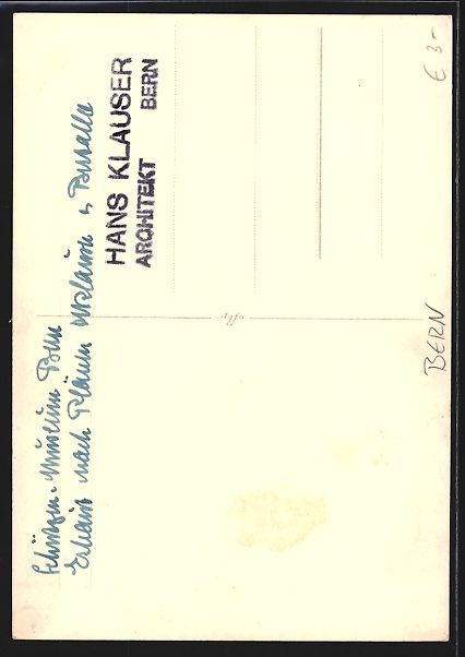 Cartoline postali: Bern, Schützen-Museum mit Strassenparti – Usato da Berlin venduto da bartko-reher 1
