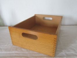 Karteikasten, Aufbewahrung Holz gut erhalten