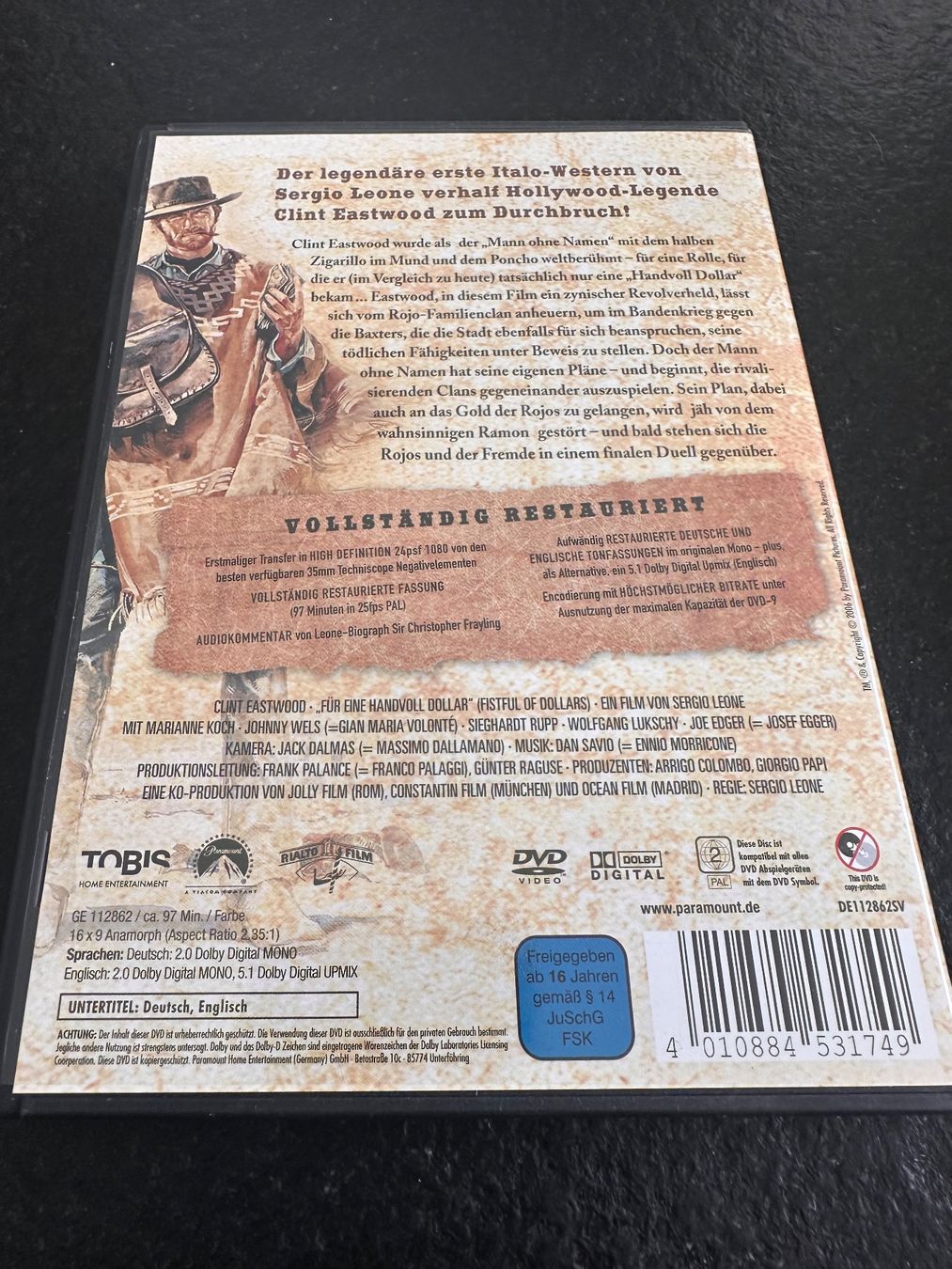 Tutti i DVDs: Für eine Handvoll Dollar DVD – Usato da Flüelen venduto da sas_pl7j 1