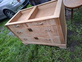 Antike Kommoden mit Marmorplatte, Vintage Look! 2stk.
