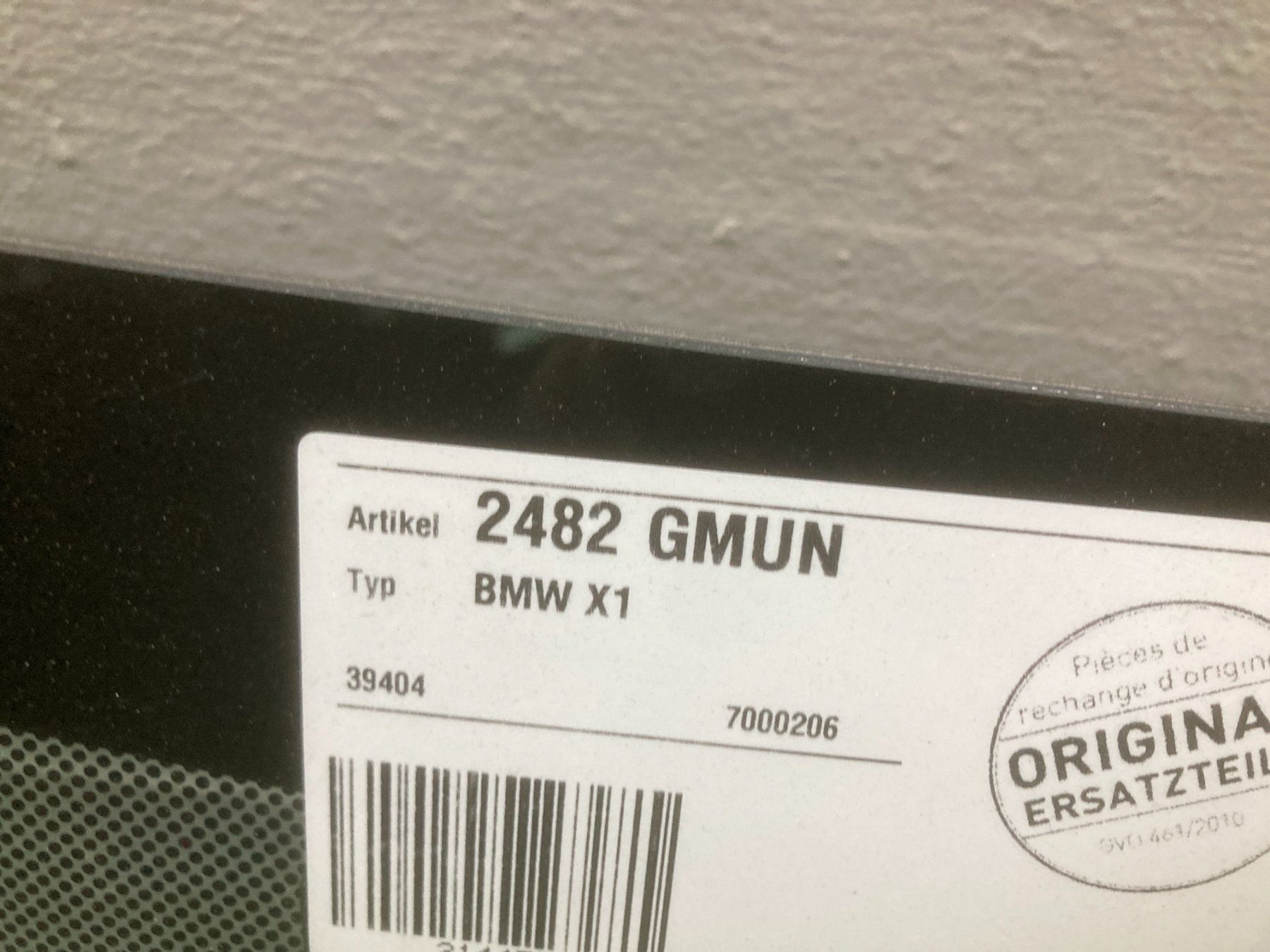 BMW Tutti pezzi di ricambio auto: BMW X1 Windschutzscheibe Neu – Nuovo e nell'imballaggio originale da Cham venduto da WB2223 1