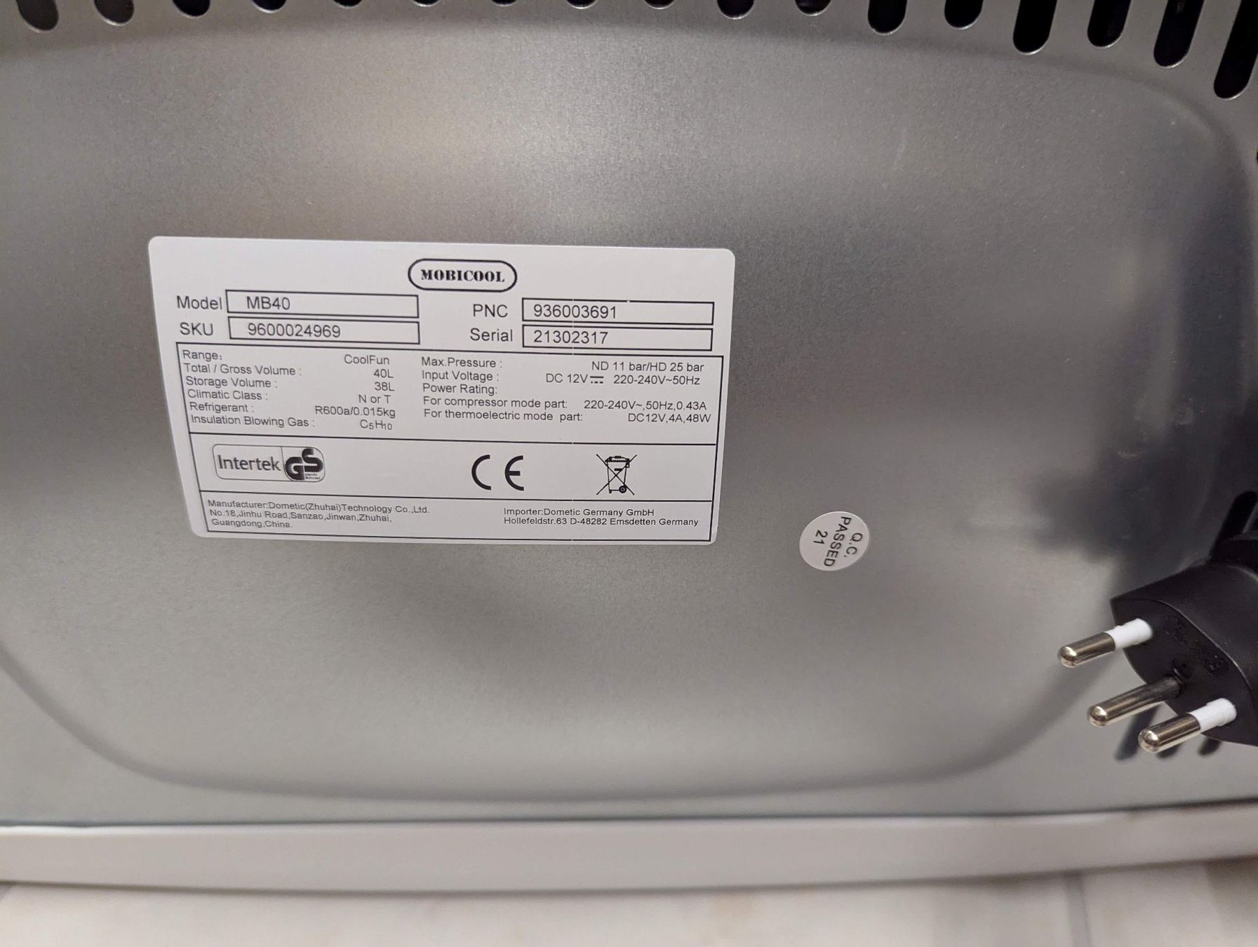 Mobicool Frigoriferi & Refrigeratori: Kühlbox Mobicool MB40 – Nuovo (secondo la descrizione) da Oberhofen TG venduto da Agup 4
