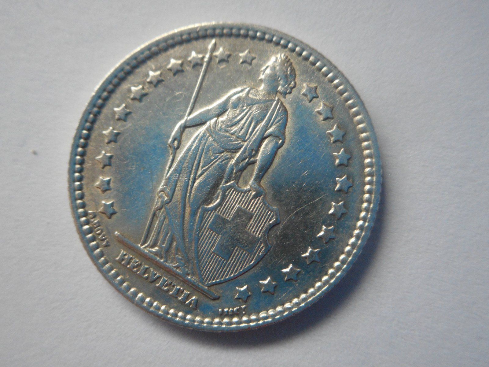 Tutti le monete: 1 Fr. 1899 silber  vorz – Usato da Kriegstetten venduto da pizlad2010 5