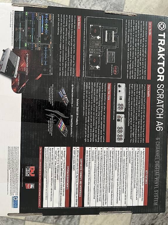 Attrezzatura per studi di registrazione: traktor scratch a6 kit completo – Usato da Bellinzona venduto da EneaPedrini 3