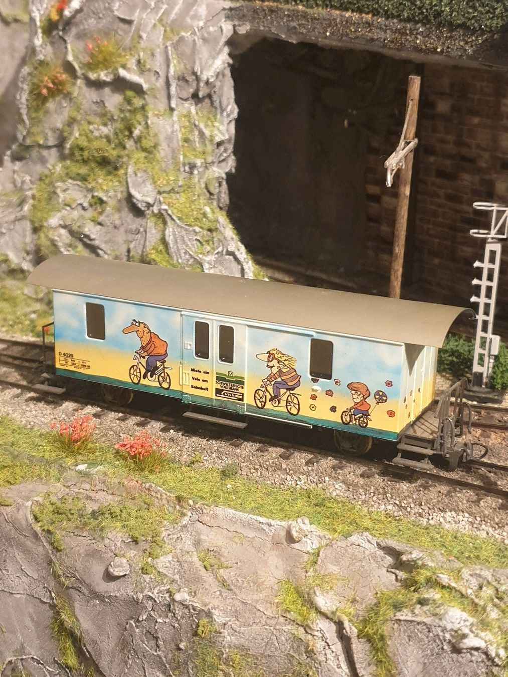 Bemo Modelleisenbahnen: D 4029 Velowagen Bemo – Gebraucht aus Wil SG von bue_ff6k