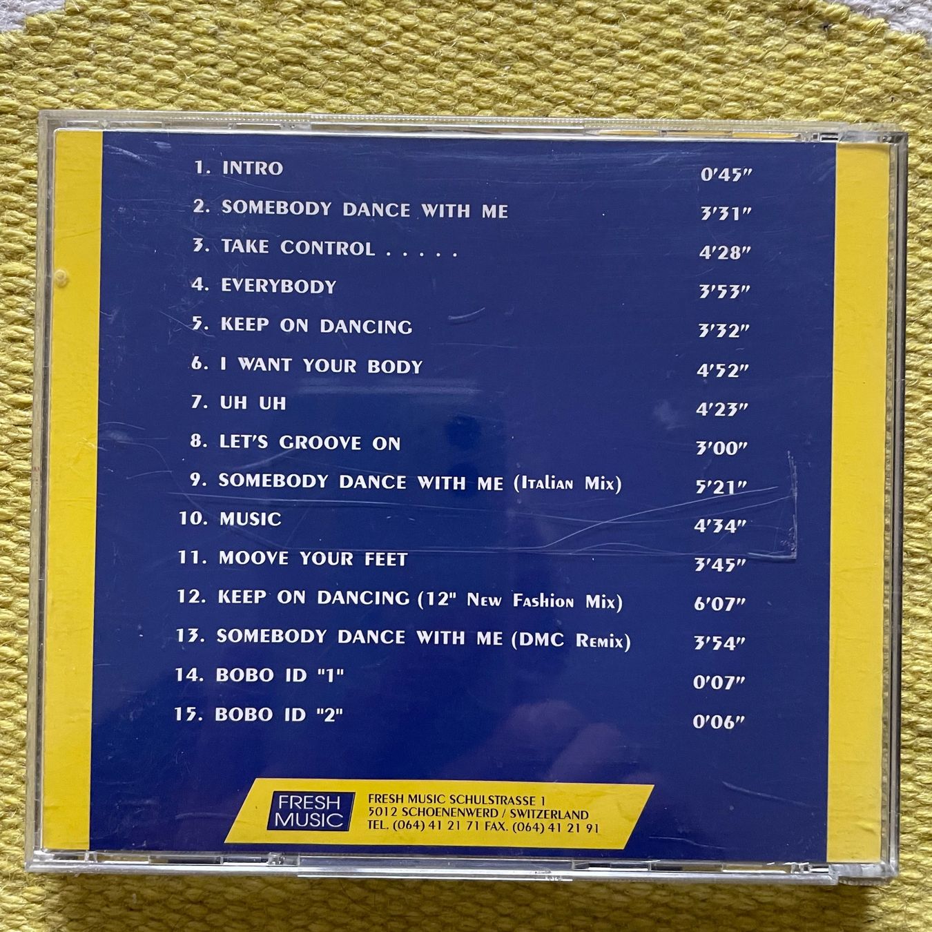 CD: DJ.BOBO-DANCE WITH ME – Usato da Rorschacherberg venduto da CD-Roli 1