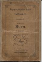 Topographische Karte (Dufour) BERN (Waffenplatz) 1903