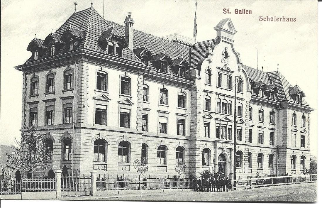 Cartoline postali: AK  St.Gallen  Schühlerhaus – Usato da Appenzell venduto da mai25