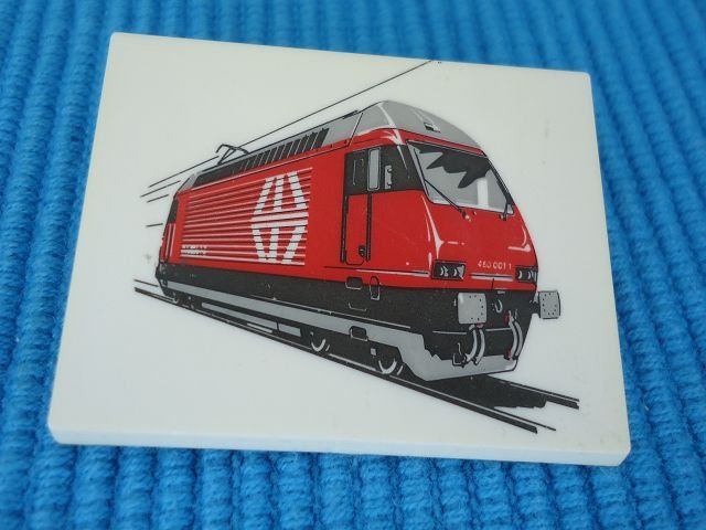 SBB/CFF/FFS Placchette & Badge: SBB Anstecker LOK 2000 Re 460 aus Kunstoff – Usato da Ergisch venduto da Haemmerli59 1