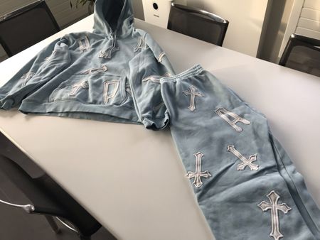 Trap Ice Blue Set, Grösse L, Neuwertig Trainer Jogginganzug