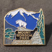 Y354 - Pin Mount Robson Park Canada Kanada Eisbär