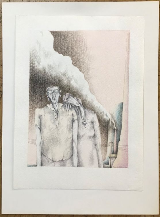 Enrico MATTIOLI (19551991) Zeichnung Signiert Kaufen auf Ricardo