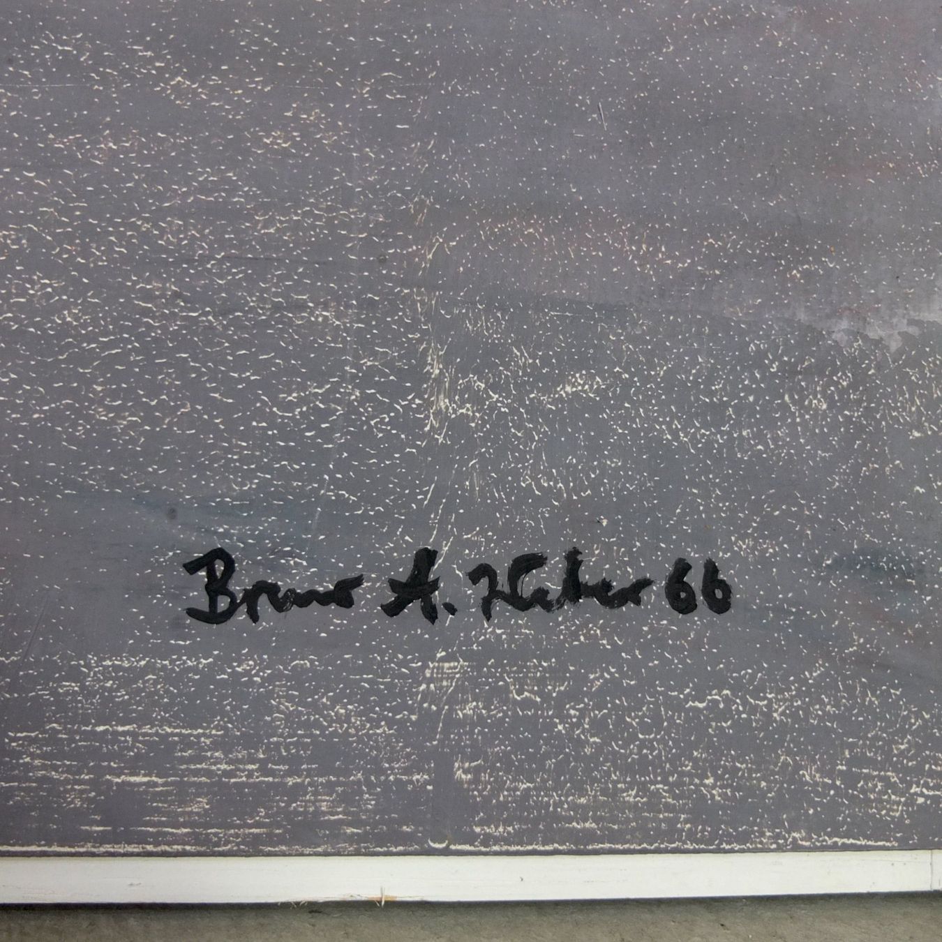 Gemälde: Bruno A. Weber Ölgemälde 1966 – Gebraucht aus Basel von Brocki-auf-dem-Wolf 9