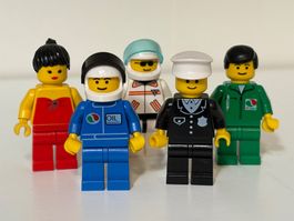 Lego 5 figurines années 80 serie 7 Figuren