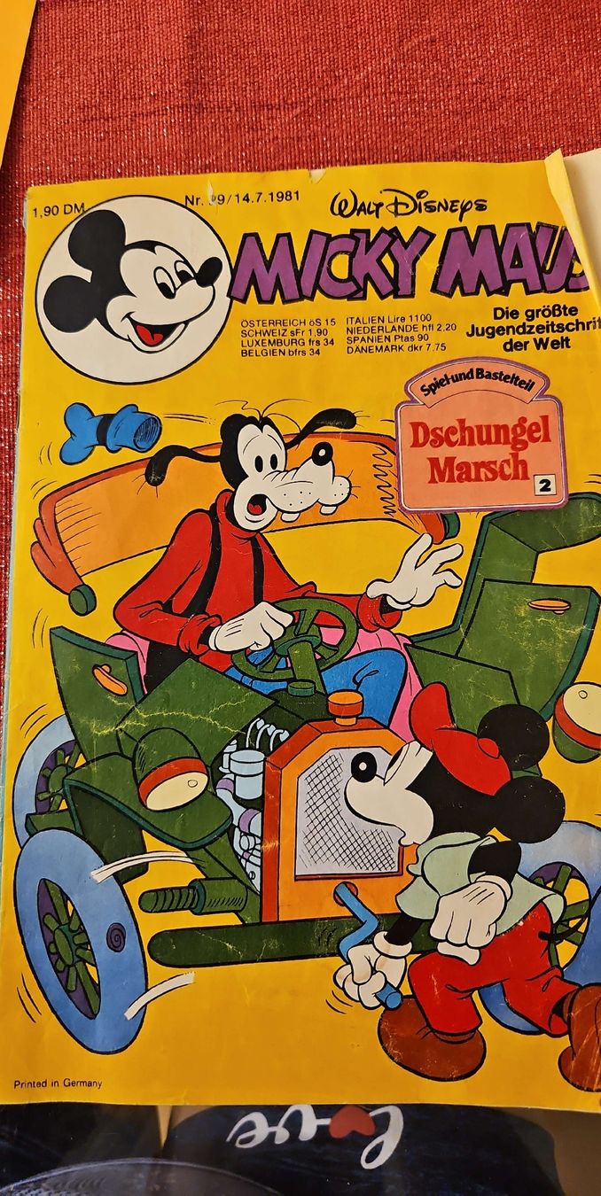 Fumetti: Micky Maus Nr. 29 / 14.7.1981 Walt Disney Comics – Usato da Basel venduto da Melibu